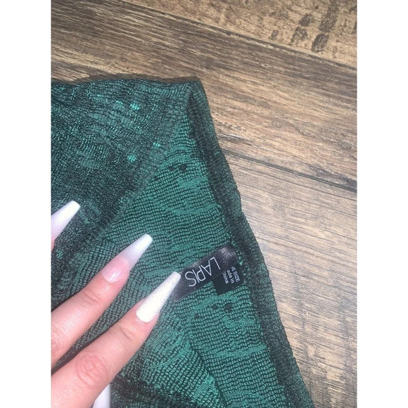 Black Floral Fairycore Skirt / Dress - Picture 5 of 5